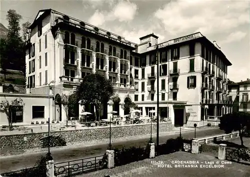 AK / Ansichtskarte  Cadenabbia_Lago_di_Como_IT Hotel Britannia Excelsior 