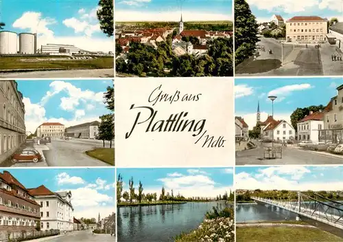 AK / Ansichtskarte  Plattling_Isar_Bayern Orts und Teilansichten Plattling_Isar_Bayern