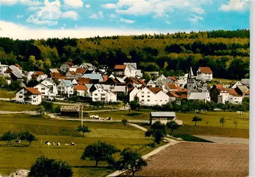 AK / Ansichtskarte  Waldbrunn_Westerwald OT Fussingen Ortspartie Waldbrunn_Westerwald