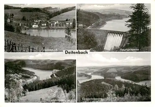 AK / Ansichtskarte 73891020 Deitenbach_Gummersbach Panorama Aggertalsperre Genkeltalsperre 