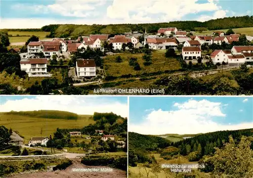 AK / Ansichtskarte  Ohlenhard Wennenfelder Muehle Draisbachtal mit Blick Hohe Acht Ohlenhard