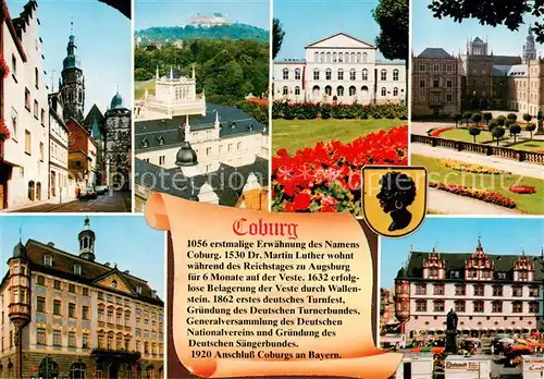 AK / Ansichtskarte  Chronik-AK Coburg 