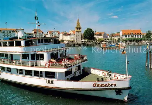 AK / Ansichtskarte  Schiffe_Binnenschifffahrt Lindau am Bodensee Schwaben 