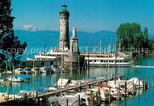 AK / Ansichtskarte  Schiffe_Binnenschifffahrt Lindau am Bodensee 