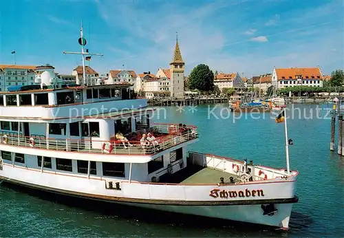 AK / Ansichtskarte  Schiffe_Binnenschifffahrt Lindau am Bodensee Schwaben 