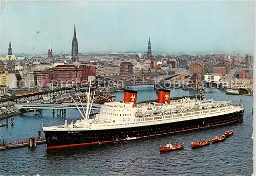 AK / Ansichtskarte  Dampfer_Oceanliner Hanseatic Hamburg Antlantik Linie 