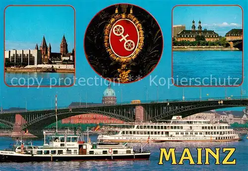 AK / Ansichtskarte 73891100 Schiffe_Binnenschifffahrt Mainz 