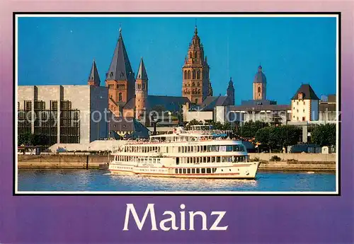 AK / Ansichtskarte 73891104 Schiffe_Binnenschifffahrt Mainz 