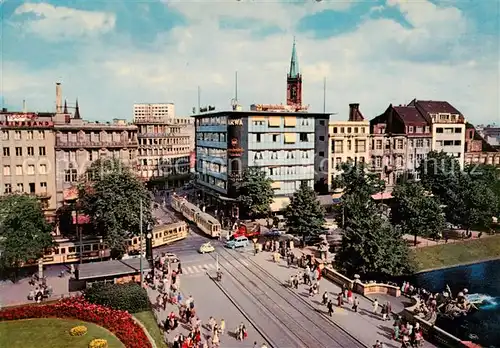 AK / Ansichtskarte  Eisenbahn_Railway_Chemin_de_Fer Duesseldorf Corneliusplatz Koenigsallee 