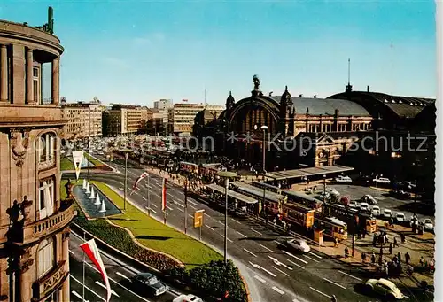 AK / Ansichtskarte  Eisenbahn_Railway_Chemin_de_Fer Frankfurt am Main Hauptbahnhof 