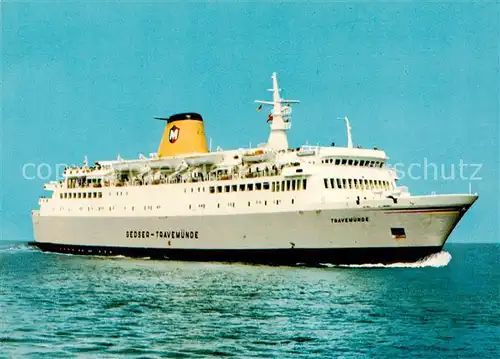 AK / Ansichtskarte  Schiffe_Oceanliner M.S Gedser-Travemuende 