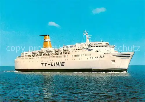 AK / Ansichtskarte  Schiffe_Oceanliner M/S Peter Pan Travemuende-Trelleborg 