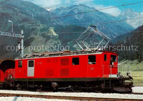 AK / Ansichtskarte  Zahnradbahn_Rack_Railway-- Furka_Oberalp_Bahn 