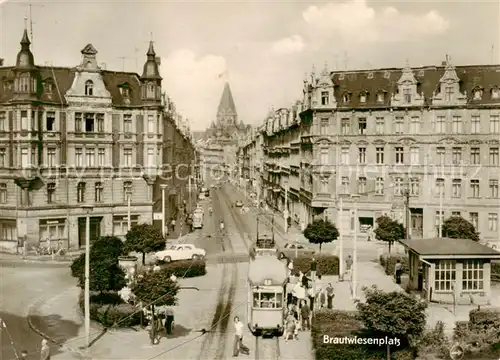 AK / Ansichtskarte 73891173 Eisenbahn_Railway_Chemin_de_Fer Goerlitz Brautwiesenplatz 