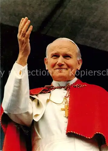 AK / Ansichtskarte 73891184 Papst_Pope_Pape Jean-Paul II  