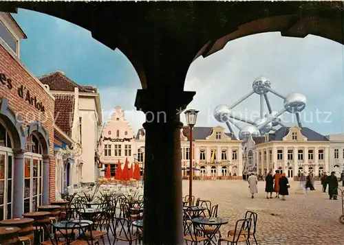 AK / Ansichtskarte  Exposition_Universelle_Bruxelles_1958 Lustiges Belgien eine Ecke vom Marktplatz 