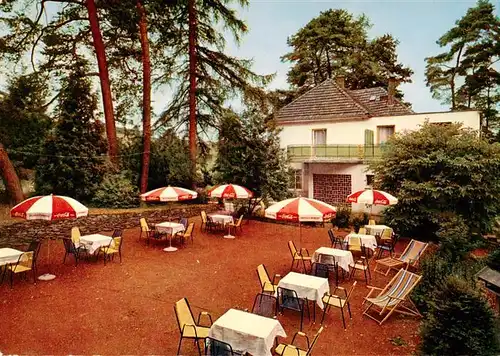 AK / Ansichtskarte  Nastaetten_Taunus Hotel Pension Tannenhof Freiterrasse Nastaetten_Taunus