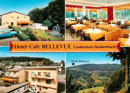 AK / Ansichtskarte  Seidenbuch Hotel Cafe Bellevue Gastraum Panorama Seidenbuch