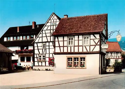 AK / Ansichtskarte  Schlierbach_Lindenfels_Odenwald Gasthaus Pension Zum Roemischen Kaiser Schlierbach_Lindenfels