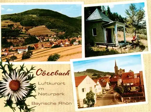 AK / Ansichtskarte  Oberbach_Unterfranken Panorama Teilansichten Oberbach Unterfranken