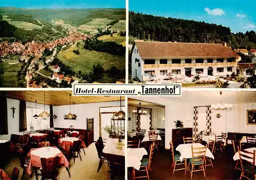 AK / Ansichtskarte  Heigenbruecken Panorama Hotel Restaurant Tannenhof Gastraeume Heigenbruecken