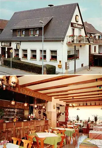 AK / Ansichtskarte 73891264 Windeck_Ruedesheim Gasthaus Pension Windeck Gastraum 