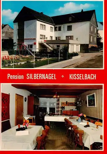 AK / Ansichtskarte  Kisselbach Pension Silbernagel Gastraum Kisselbach