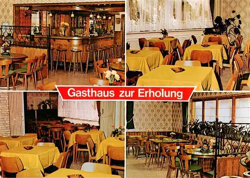 AK / Ansichtskarte 73891290 Wirbelau Gasthaus zur Erholung Gastraeume Bar Wirbelau