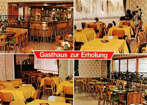 AK / Ansichtskarte  Wirbelau Gasthaus zur Erholung Gastraeume Bar Wirbelau