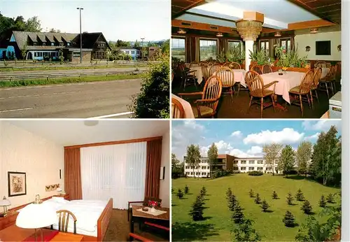 AK / Ansichtskarte 73891294 Heiligenroth Motel BAB Raststaette Heiligenroth Gastraum Gaestezimmer Park Heiligenroth