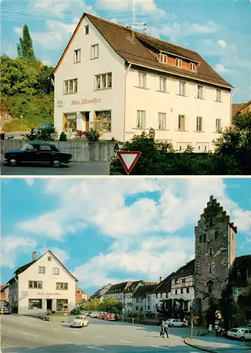 AK / Ansichtskarte  Meersburg_Bodensee Haus Klawitter Hotel Garni Marktplatz Meersburg Bodensee