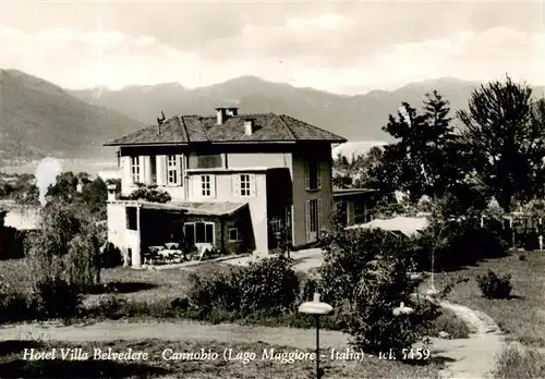 AK / Ansichtskarte  Cannobio_Lago_Maggiore_IT Hotel Villa Belvedere 