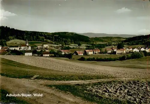 AK / Ansichtskarte  Achslach Panorama Bayerischer Wald Achslach