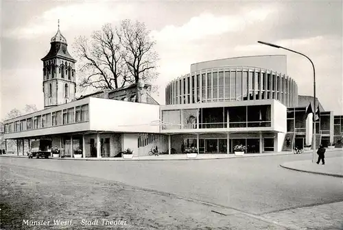 AK / Ansichtskarte  Muenster_Westfalen Stadttheater Muenster_Westfalen