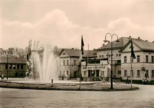 AK / Ansichtskarte  Eisenberg__Thueringen Platz der Republik 