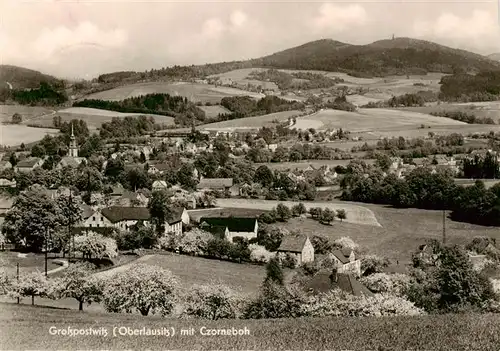 AK / Ansichtskarte  Grosspostwitz_Oberlausitz Panorama mit Czorneboh 