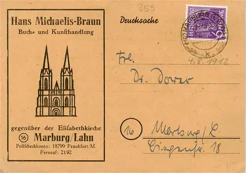 AK / Ansichtskarte  Marburg__Lahn Elisabethkirche  