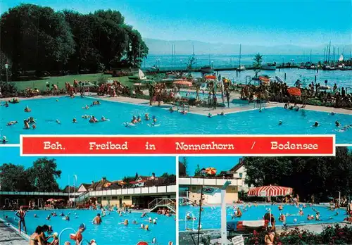 AK / Ansichtskarte  Nonnenhorn_Bodensee Freibad Nonnenhorn Bodensee