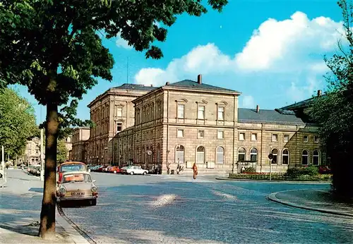 AK / Ansichtskarte  Hof_Saale Hauptbahnhof Hof_Saale