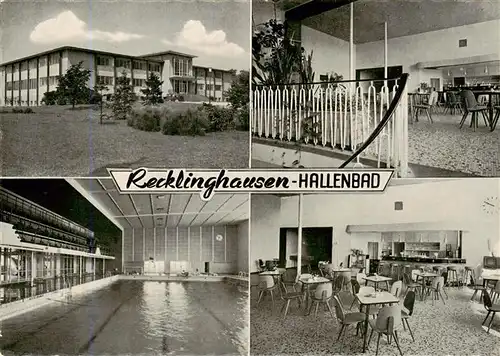 AK / Ansichtskarte  Recklinghausen__Westfalen Hallenbad Gastraeume 