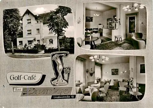 AK / Ansichtskarte 73891553 Bad_Lippspringe Hotel Pension Holsteinisches Haus Golf Cafe Bad_Lippspringe