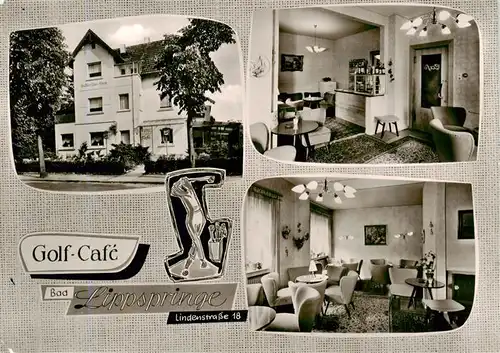 AK / Ansichtskarte  Bad_Lippspringe Hotel Pension Holsteinisches Haus Golf Cafe Bad_Lippspringe