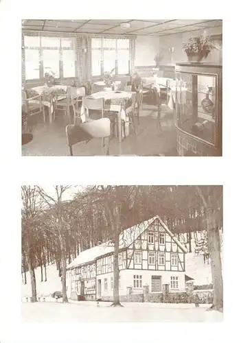 AK / Ansichtskarte  Glesse_Ottenstein_Hameln Gasthaus Gruener Jaeger Gaststube 