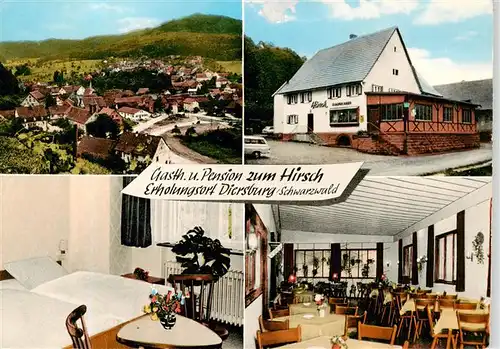 AK / Ansichtskarte  Diersburg Panorama Gasthaus Pension Hirsch Gastraeume Diersburg