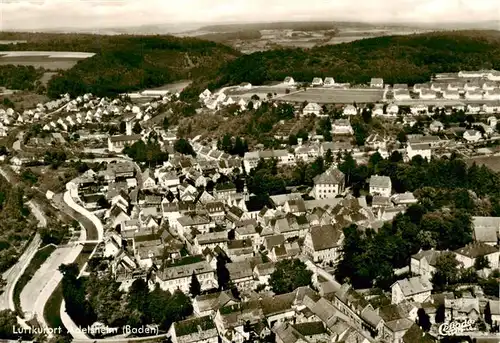 AK / Ansichtskarte  Adelsheim Fliegeraufnahme Adelsheim