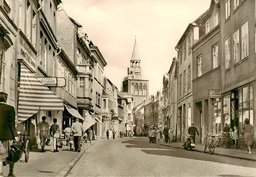 AK / Ansichtskarte  Guestrow_Mecklenburg_Vorpommern Strasse der Nationalen Einheit Guestrow_Mecklenburg