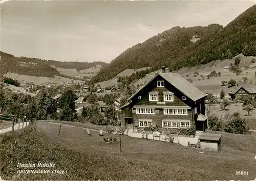 AK / Ansichtskarte  Brunnadern_SG Pension Ruhsitz Brunnadern SG