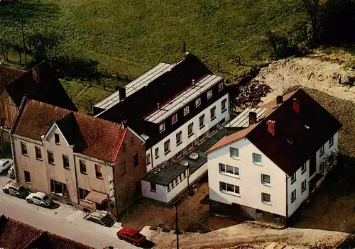 AK / Ansichtskarte  Guenne_Moehnesee Haus Luig Fliegeraufnahme Guenne Moehnesee