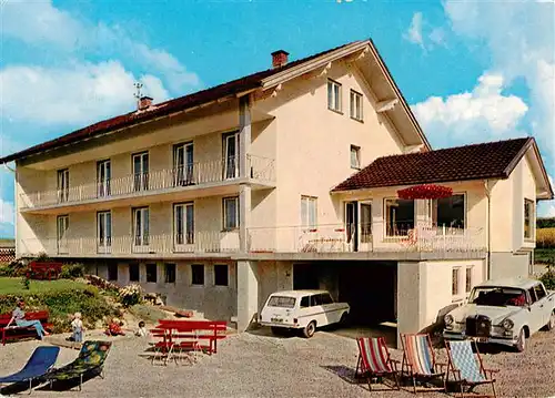 AK / Ansichtskarte 73891688 Rueckholz_Bayern Pension Haus Guggemos 