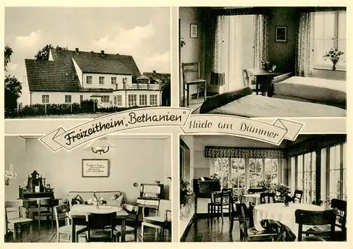 AK / Ansichtskarte  Huede_Diepholz Freizeitheim Bethanien Gastraum Fremdenzimmer Huede Diepholz